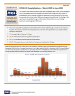 COVID-19 Hospitalizations in Pennsylvania—March to June 2021 Cover